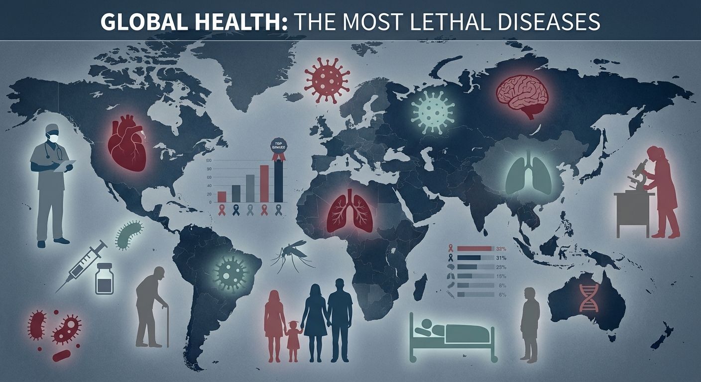 The 50 Most Lethal Diseases in the World and Their Global Health Impact