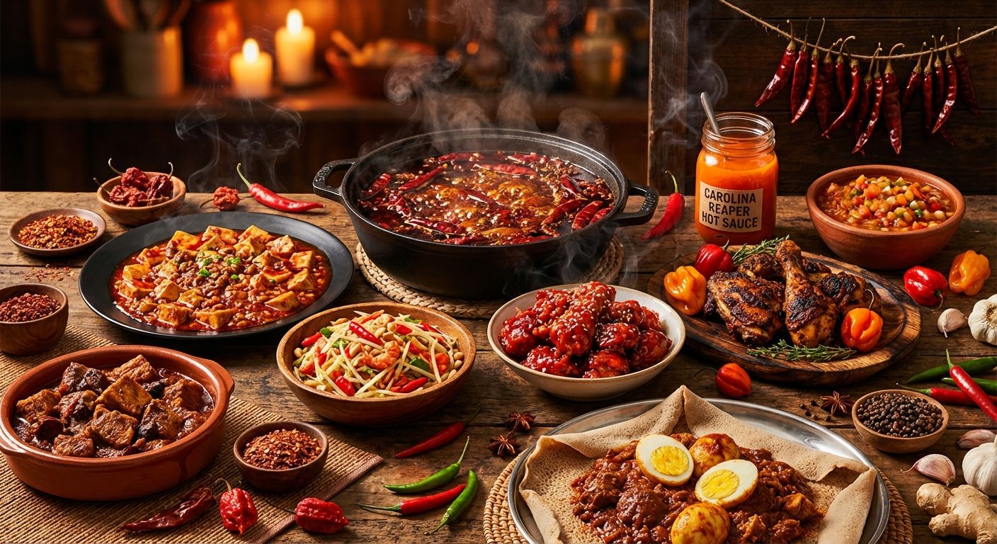 Top 20 Spicy Foods in the World and Their Heat Levels