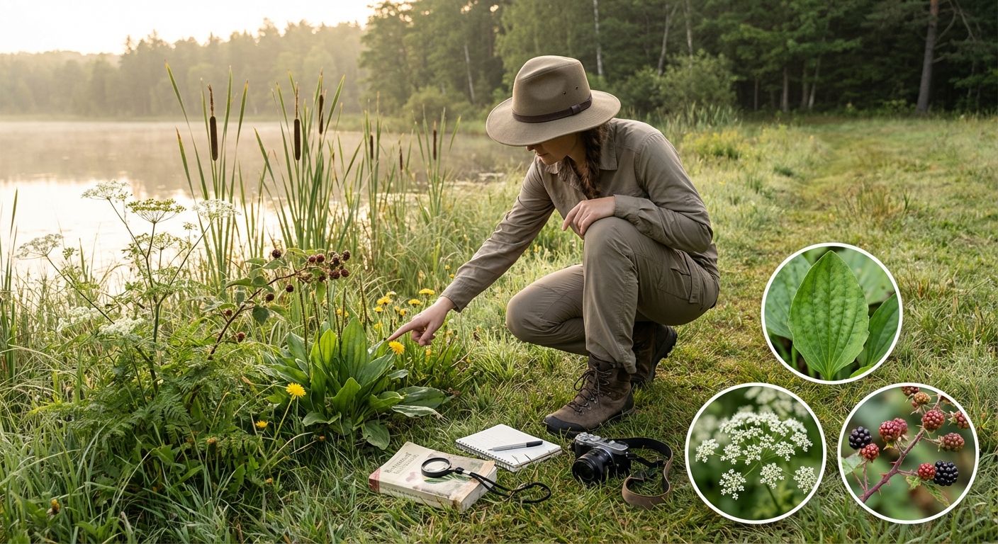 Identify Plants: A Practical Field Guide to Edible, Medicinal and Dangerous Species