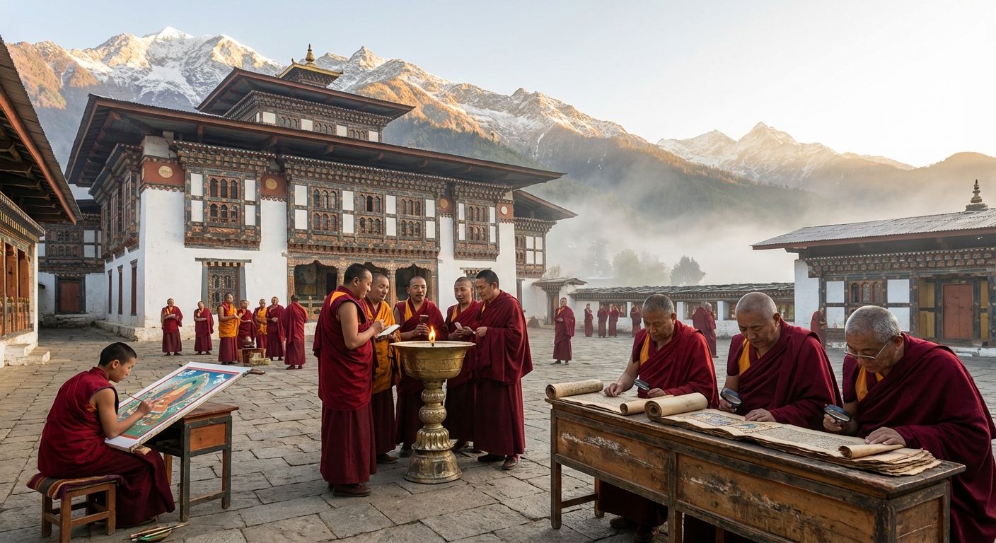 How Tibetan Monks Preserve Tibet’s Cultural Identity: Religion, Manuscripts, and Monasteries