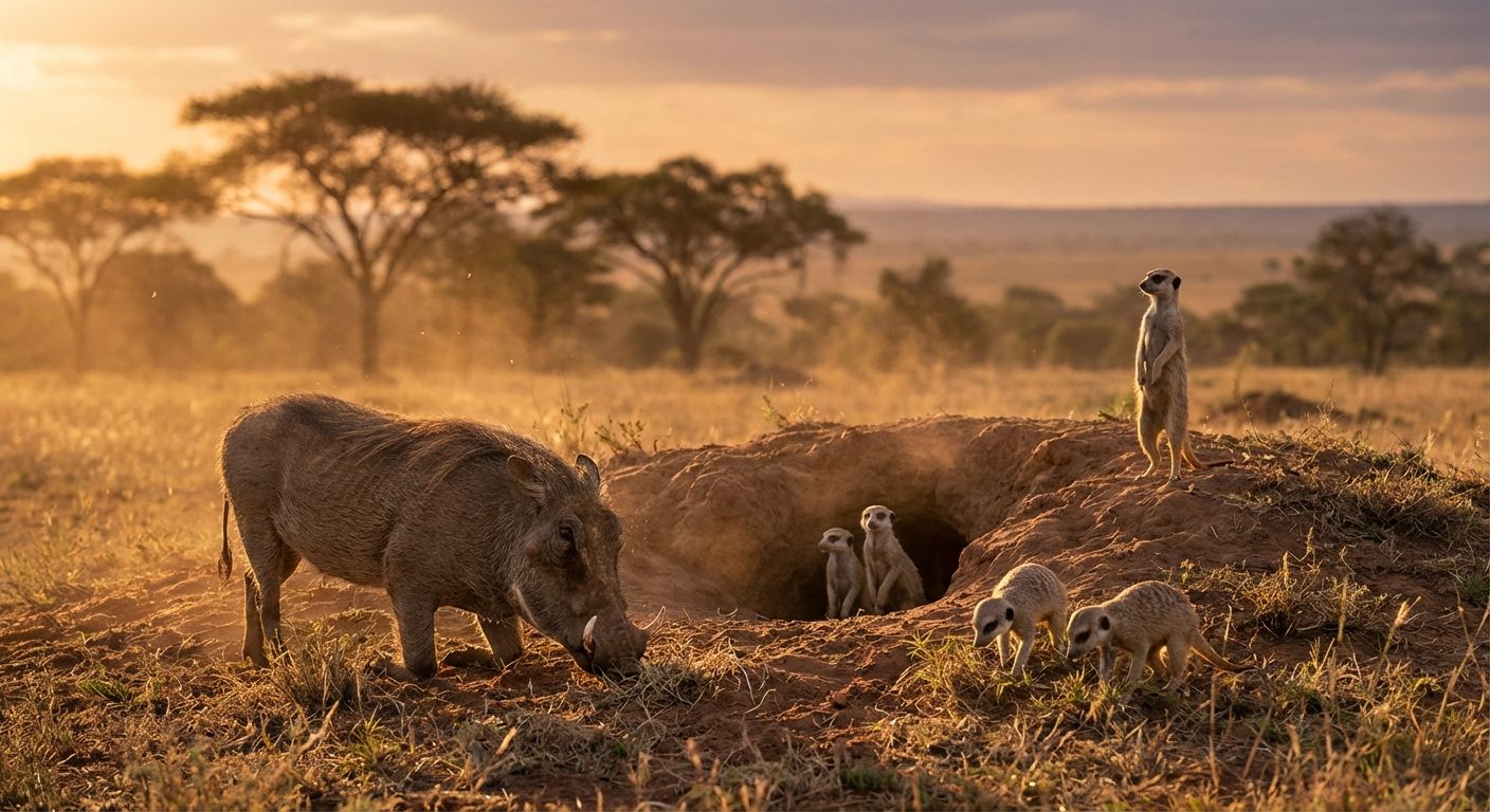 Warthog and Suricata: Coexistence, Interactions and Their Impact on the Ecosystem