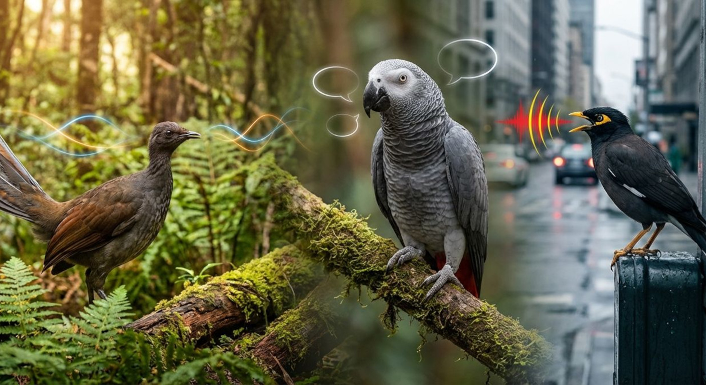 Birds That Mimic Sounds: How Lyrebirds, Parrots and Other Species Copy the World