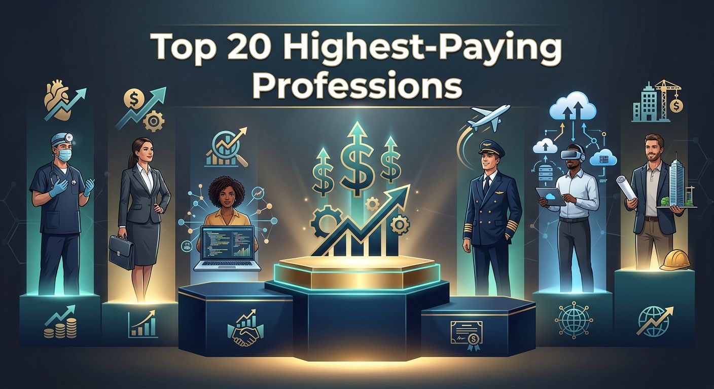 Top 20 Highest-Paying Professions Right Now: Salaries, Trends and Career Opportunities