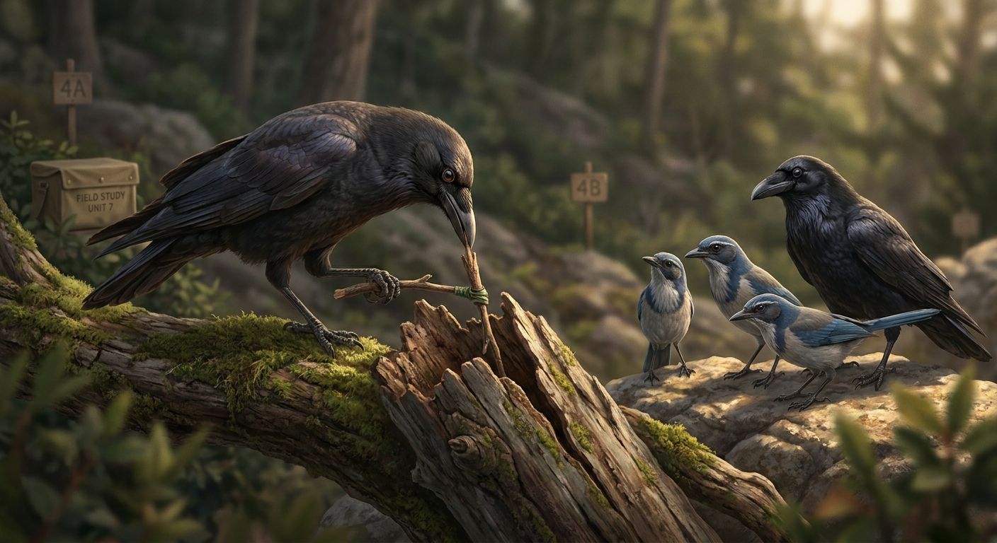 How Crow Intelligence Reveals Surprising Cognitive Abilities in Animals